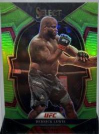 Derrick Lewis 2023 Panini Select UFC Concourse #72 Neon Green