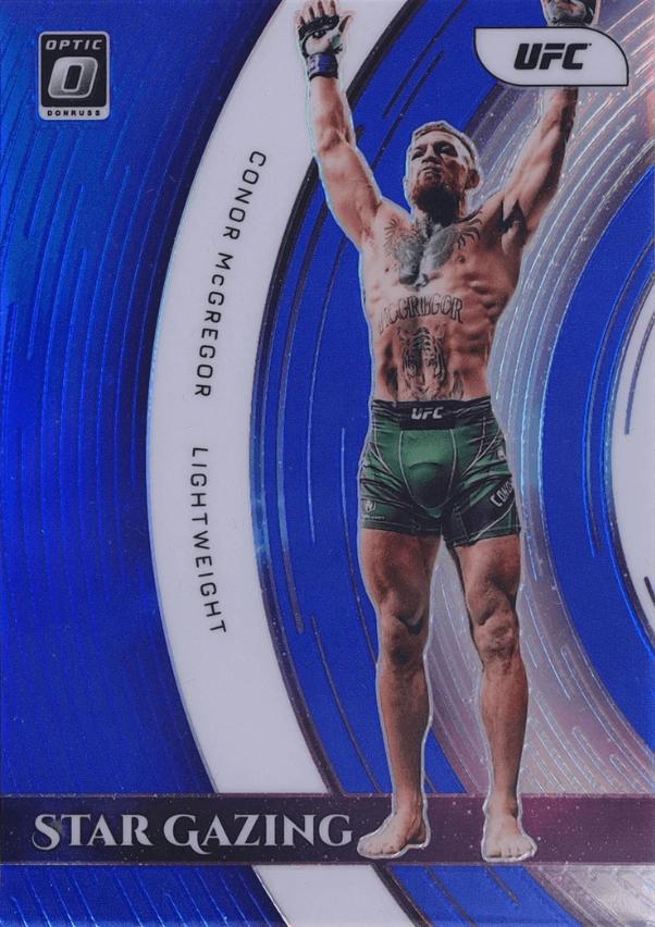 Conor McGregor 2022 Panini Donruss Optic UFC Star Gazing #6 Blue
