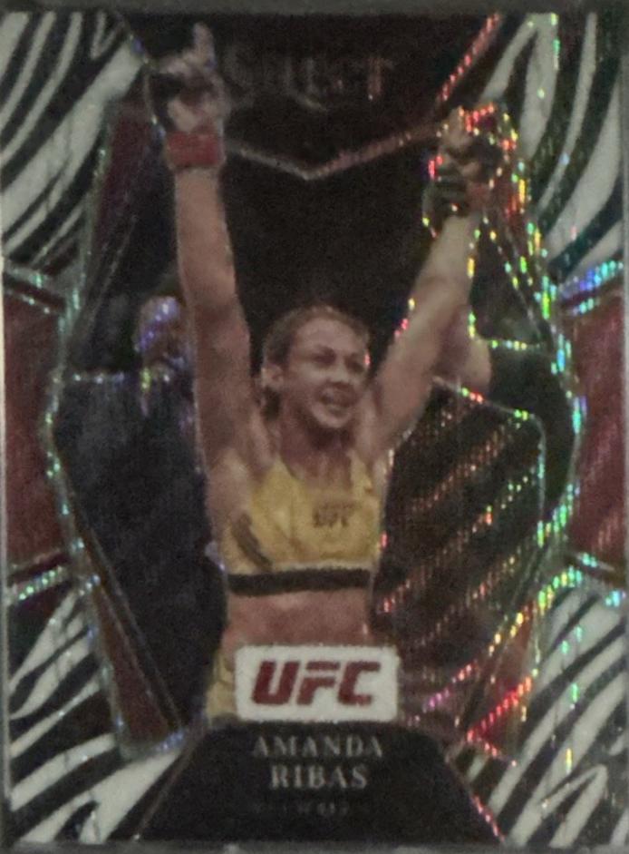 Amanda Ribas 2022 Panini Select UFC Premier Level #136 Zebra