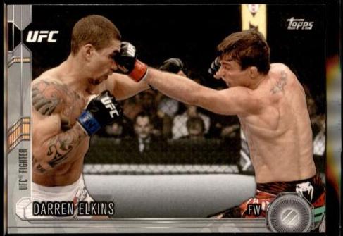 Darren Elkins 2015 Topps UFC Chronicles Base #96 Silver