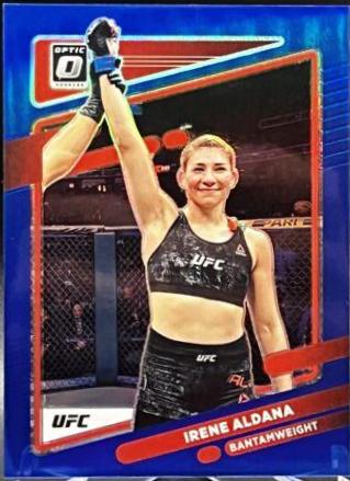Irene Aldana 2022 Panini Donruss Optic UFC Base #35 Blue