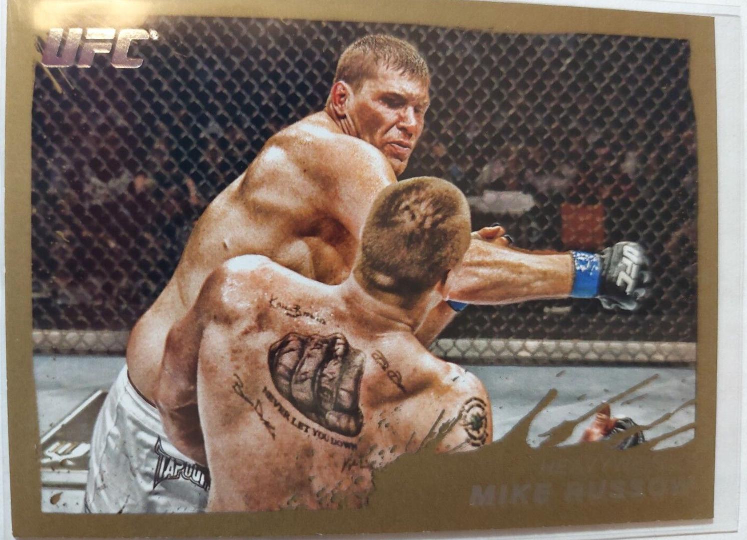 Mike Russow 2011 Topps UFC Moment of Truth Base #143 Gold