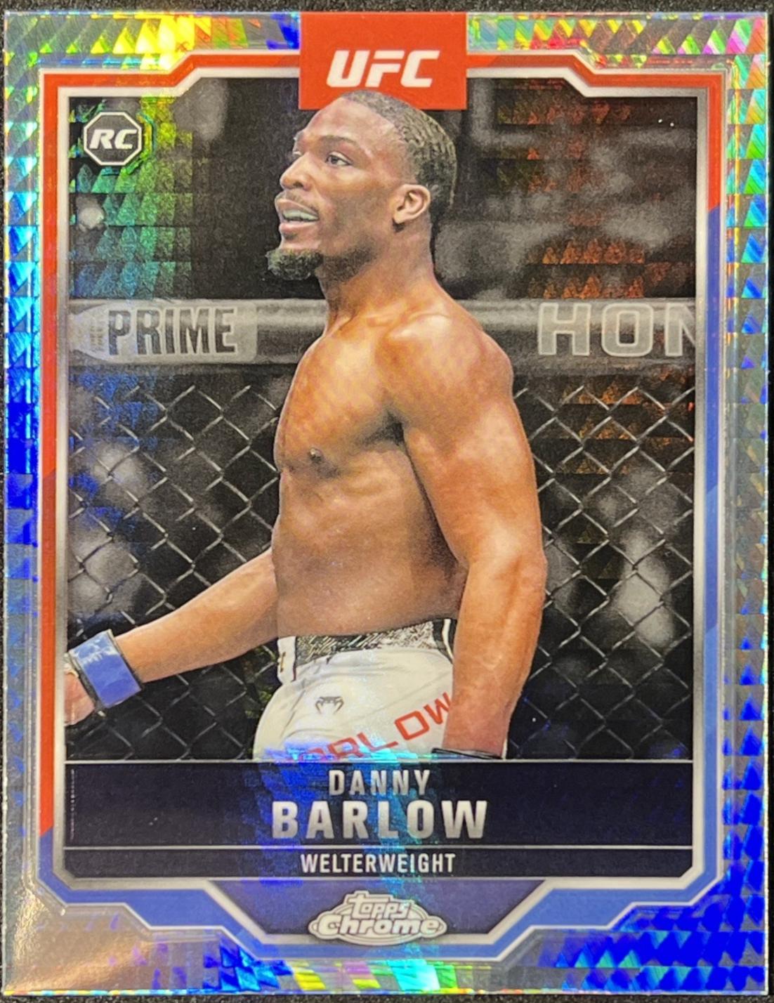 Danny Barlow 2025 Topps Chrome UFC Base #179 Prism Refractor