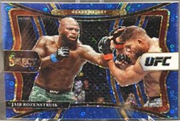 Jairzinho Rozenstruik 2021 Panini Select UFC Premier Level #140 Blue Disco