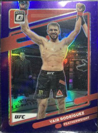 Yair Rodríguez 2022 Panini Donruss Optic UFC Base #58 Purple