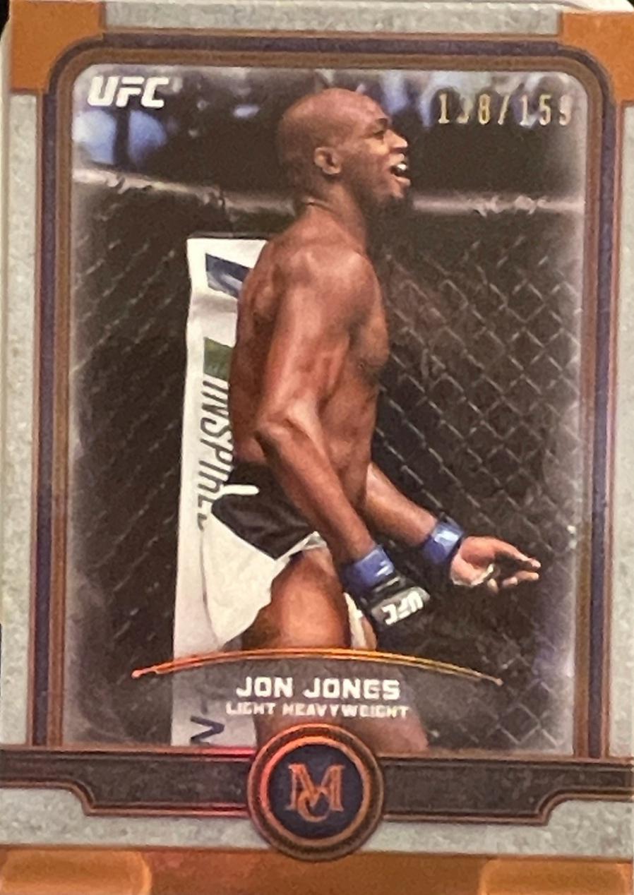 Jon Jones 2019 Topps UFC Museum Collection Base #25 Copper