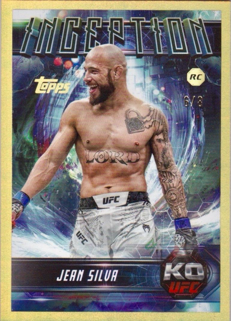 Jean Silva 2025 Topps Knockout UFC Inception #IN-82 Gold