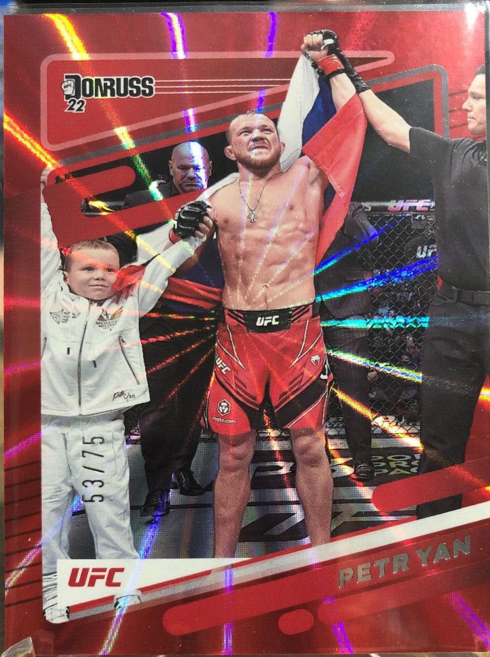 Petr Yan 2022 Panini Donruss UFC Base #86 Red