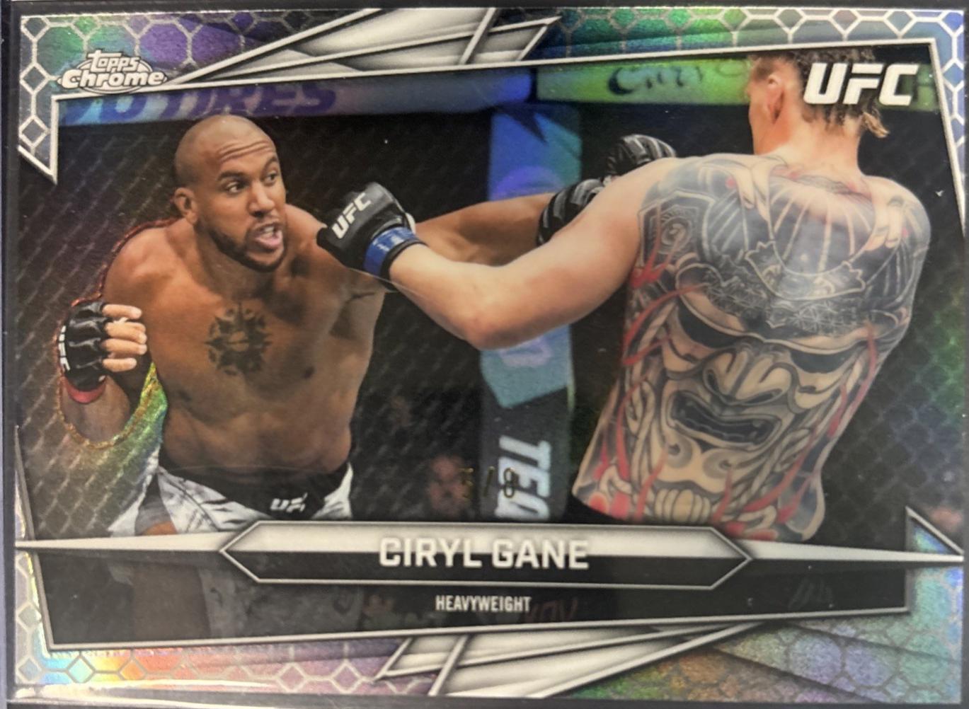 Ciryl Gane 2026 Topps Chrome UFC Base #18 Octafractor