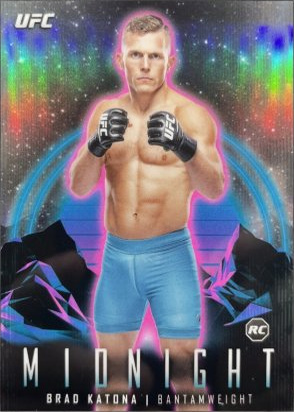 Brad Katona 2024 Topps Midnight UFC Base #53 Black Light