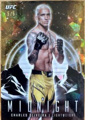 Charles Oliveira 2024 Topps Midnight UFC Base #7 Daybreak