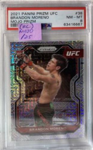 Brandon Moreno 2021 Panini Prizm UFC Base #38 Mojo