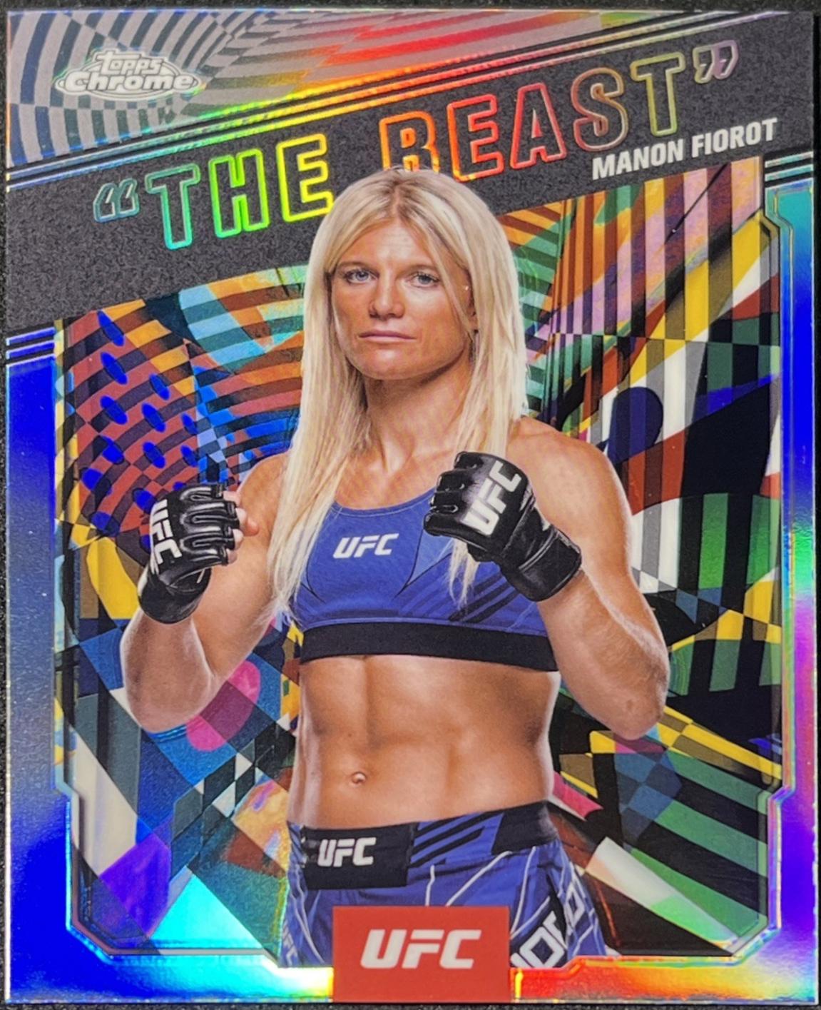 Manon Fiorot 2025 Topps Chrome UFC AKA #AKA-10 Refractor