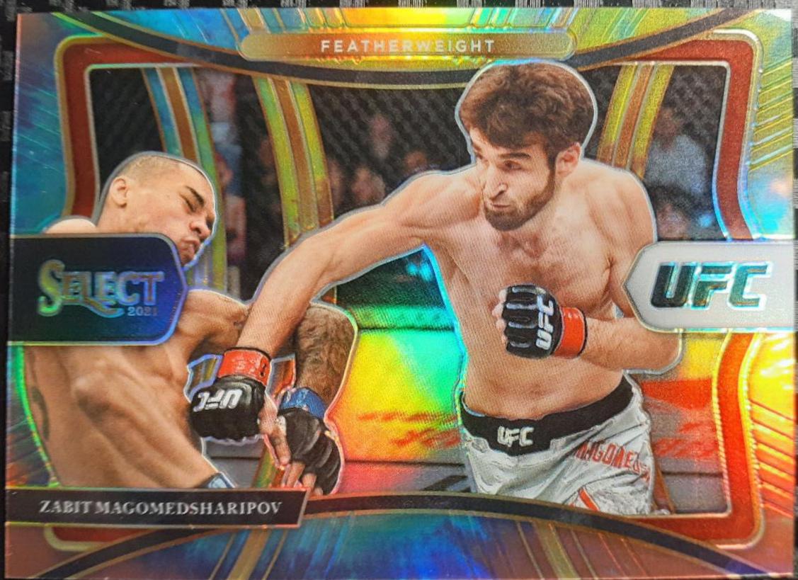 Zabit Magomedsharipov 2021 Panini Select UFC Octagonside #271 Tie Dye