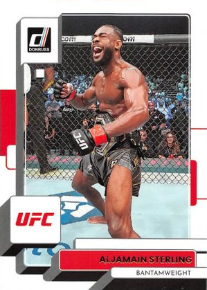 Aljamain Sterling 2023 Panini Donruss UFC Base #116 Black