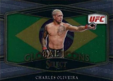 Charles Oliveira 2022 Panini Select UFC Global Icons #27 Black Flash