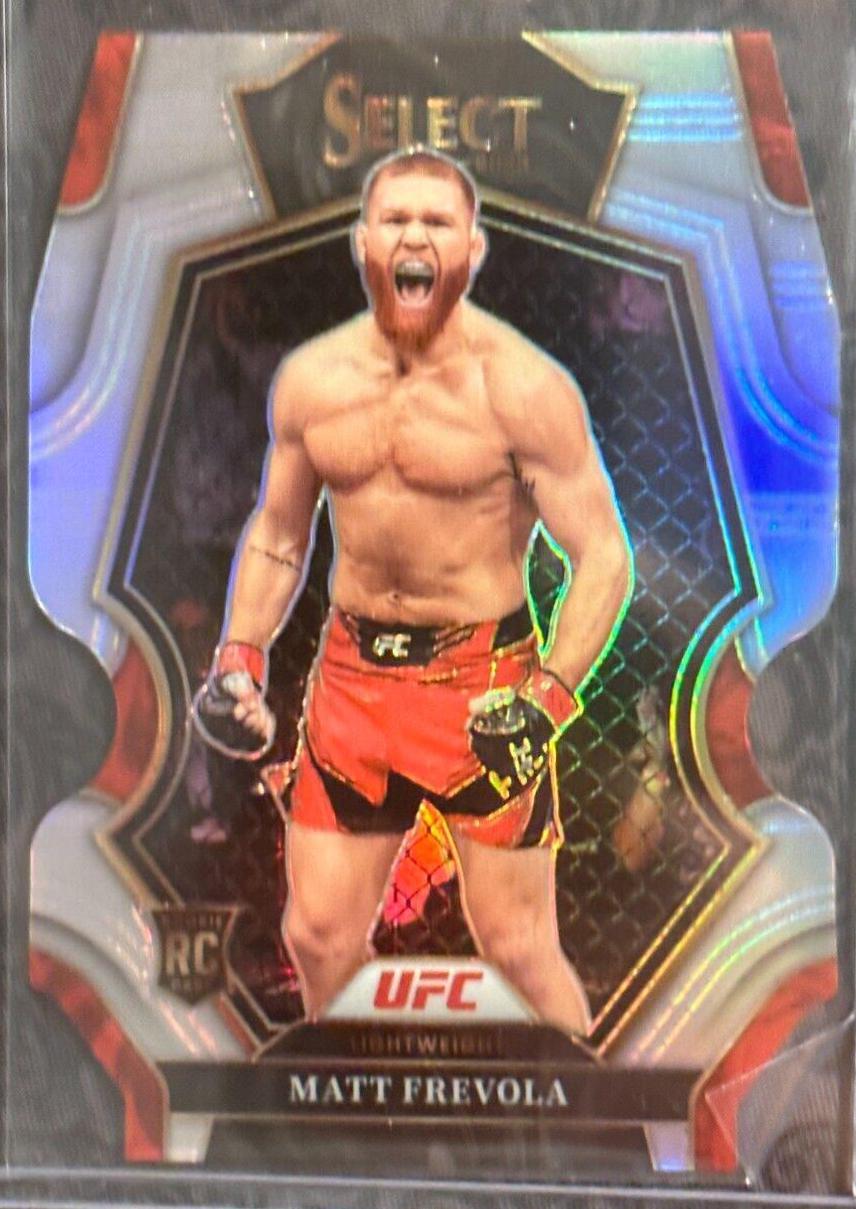 Matt Frevola 2023 Panini Select UFC Mezzanine #308 Silver Die Cut