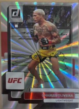 Charles Oliveira 2023 Panini Donruss UFC Base #158 Laser
