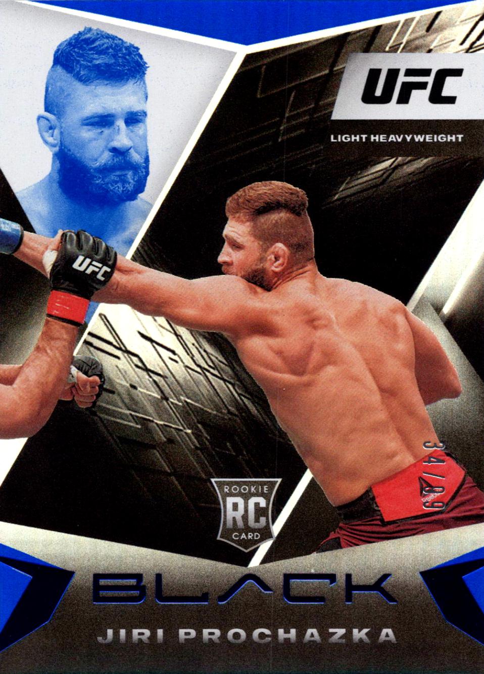 Jiri Prochazka 2021 Panini Chronicles UFC Base Black #102 Blue