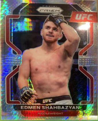 Edmen Shahbazyan 2022 Panini Prizm UFC Base #133 Hyper