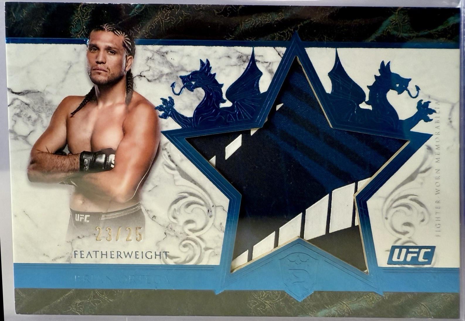 Brian Ortega 2025 Topps Royalty UFC Star Relics #SR-BO Blue
