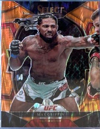 Max Griffin 2023 Panini Select UFC Concourse #1 Orange Flash