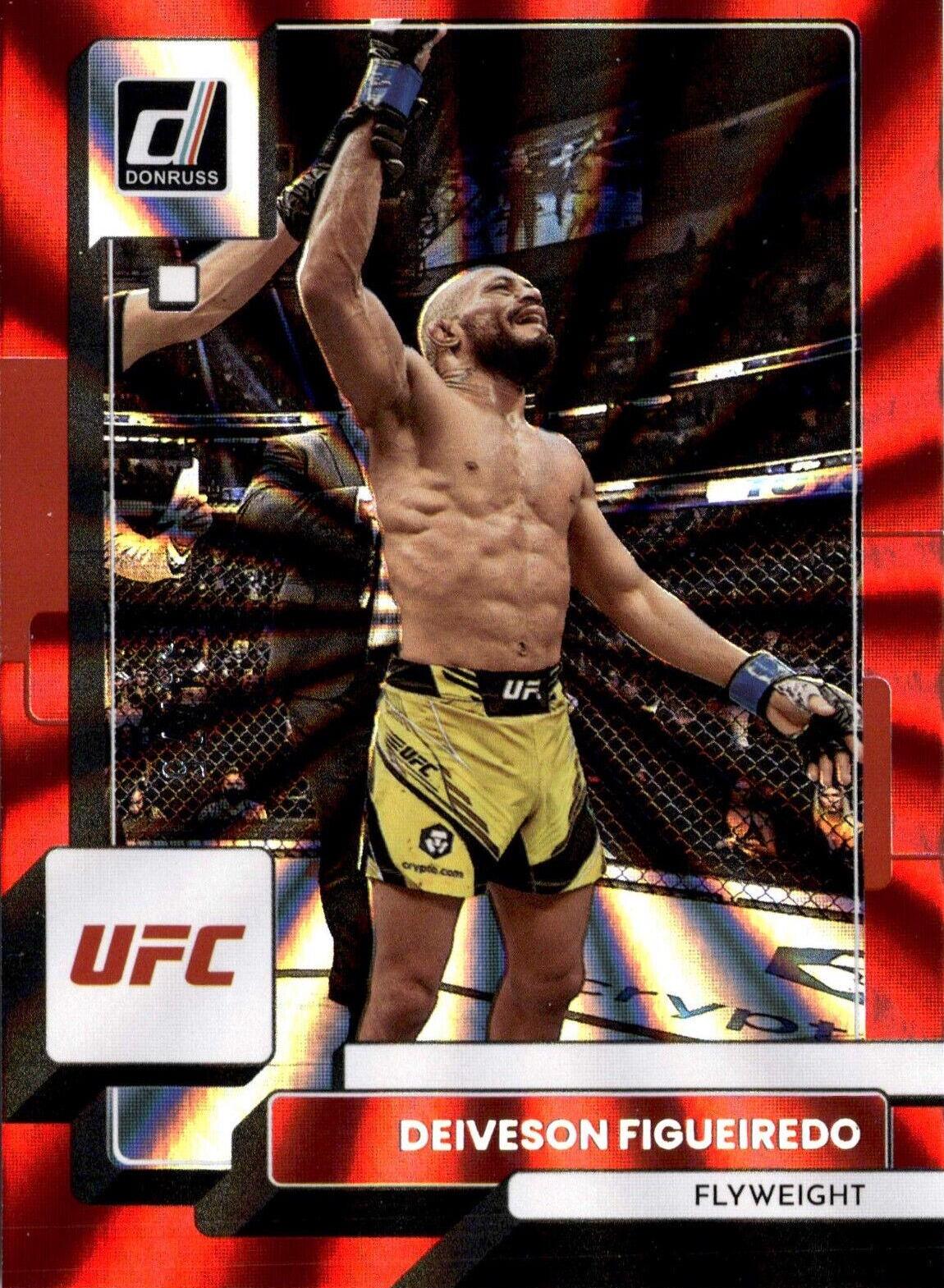 Deiveson Figueiredo 2023 Panini Donruss UFC Base #110 Red Laser