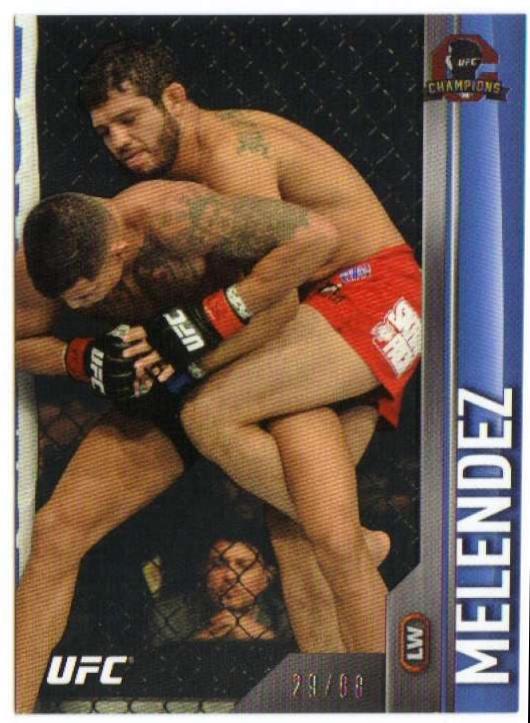 Gilbert Melendez 2015 Topps UFC Champions Base #141 Blue