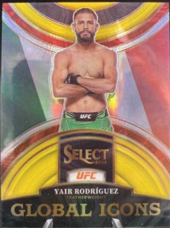 Yair Rodríguez 2023 Panini Select UFC Global Icons #30 Gold