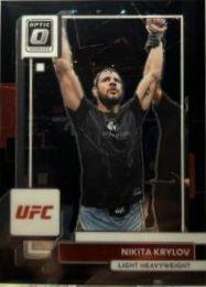 Nikita Krylov 2023 Panini Donruss Optic UFC Base #62 Black Velocity