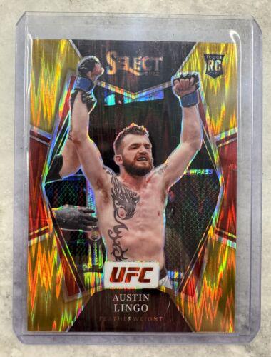 Austin Lingo 2022 Panini Select UFC Premier Level #197 Gold Flash