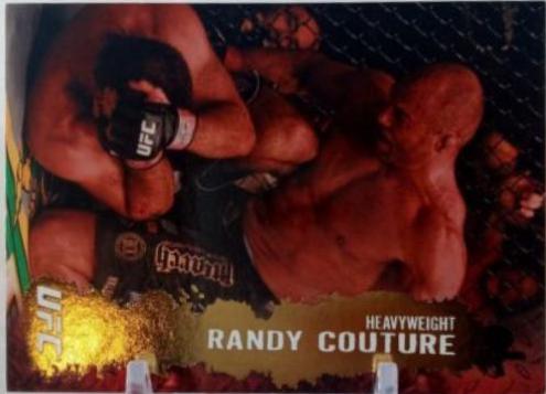 Randy Couture 2009 Topps UFC Round 2 Base #46 Gold