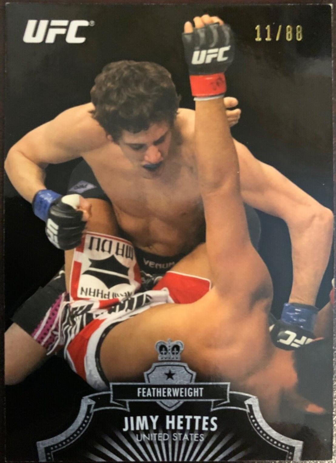 Jimy Hettes 2012 Topps UFC Bloodlines Base #89 Black