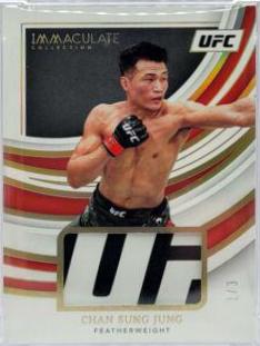 Chan Sung Jung 2022 Panini Immaculate UFC Base #79 Gold
