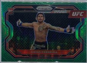 Diego Ferreira 2021 Panini Prizm UFC Base #164 Green
