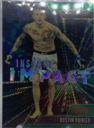 Dustin Poirier 2021 Panini Prizm UFC Instant Impact #12 Green