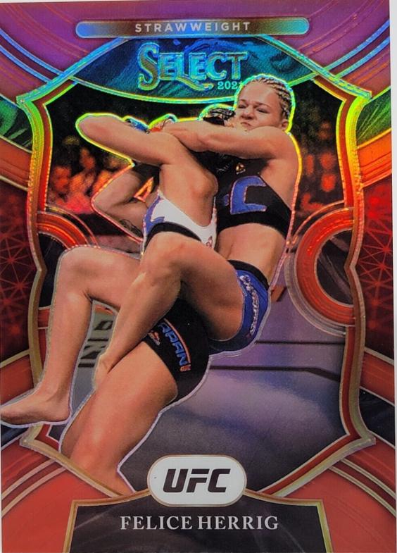 Felice Herrig 2021 Panini Select UFC Concourse #82 Red