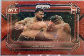 Javid Basharat 2023 Panini Prizm UFC Base #34 Red