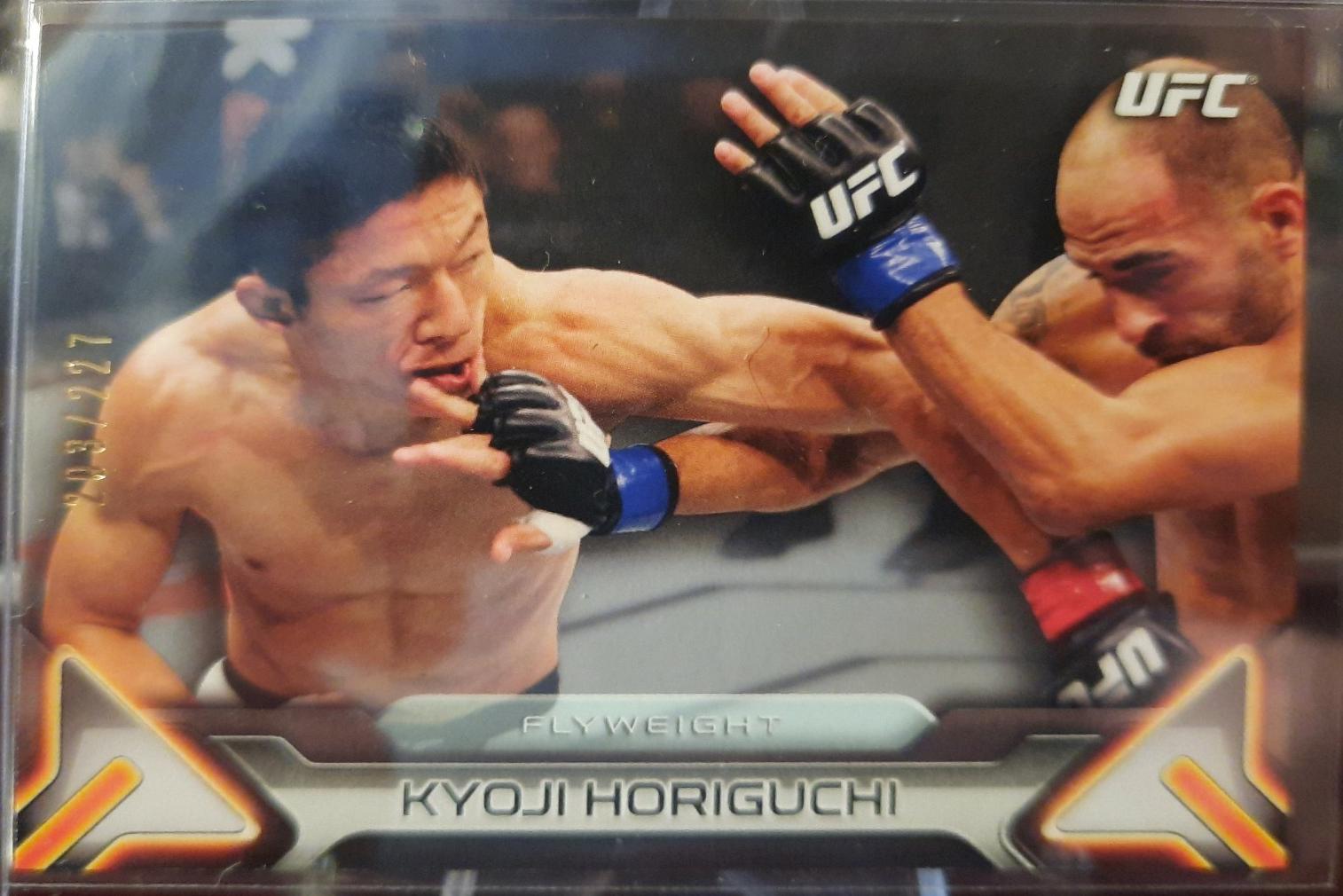 Kyoji Horiguchi 2016 Topps UFC Knockout Base #56 Silver