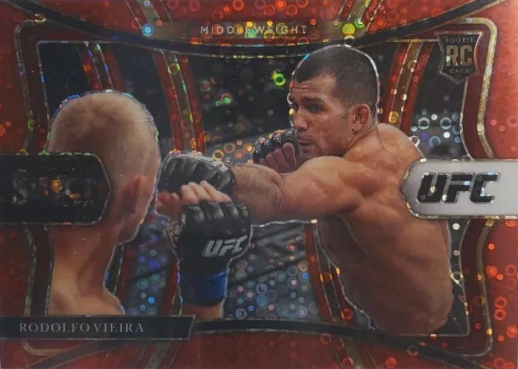 Rodolfo Vieira 2021 Panini Select UFC Premier Level #188 Red Disco