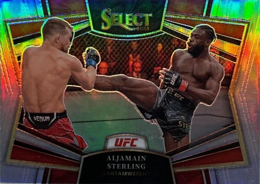 Aljamain Sterling 2023 Panini Select UFC Snapshots #16 Silver