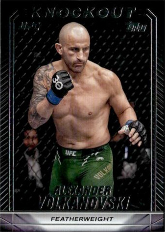 Alexander Volkanovski 2024 Topps Knockout UFC Base #47 Platinum