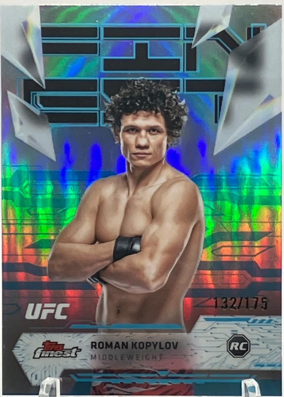 Roman Kopylov 2025 Topps Finest UFC Base Uncommon #107 Blue Refractor