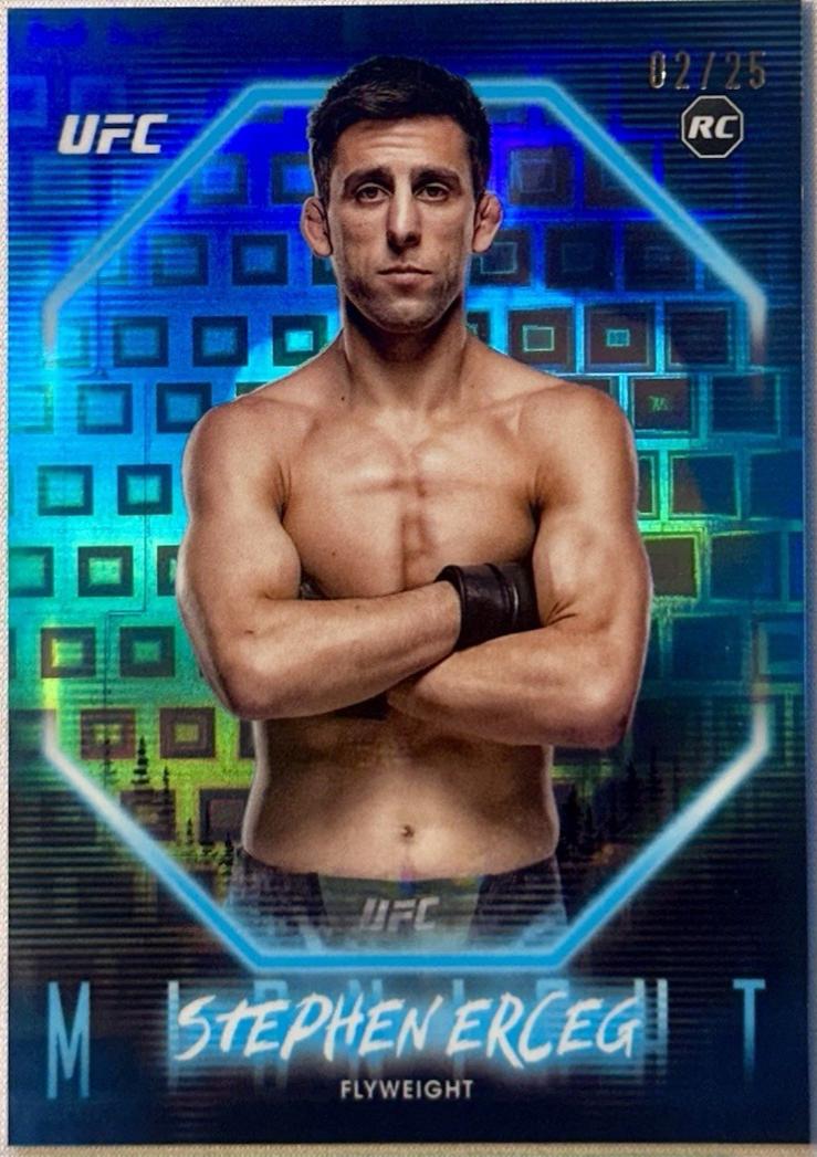 Stephen Erceg 2025 Topps Midnight UFC Base #89 Moonrise