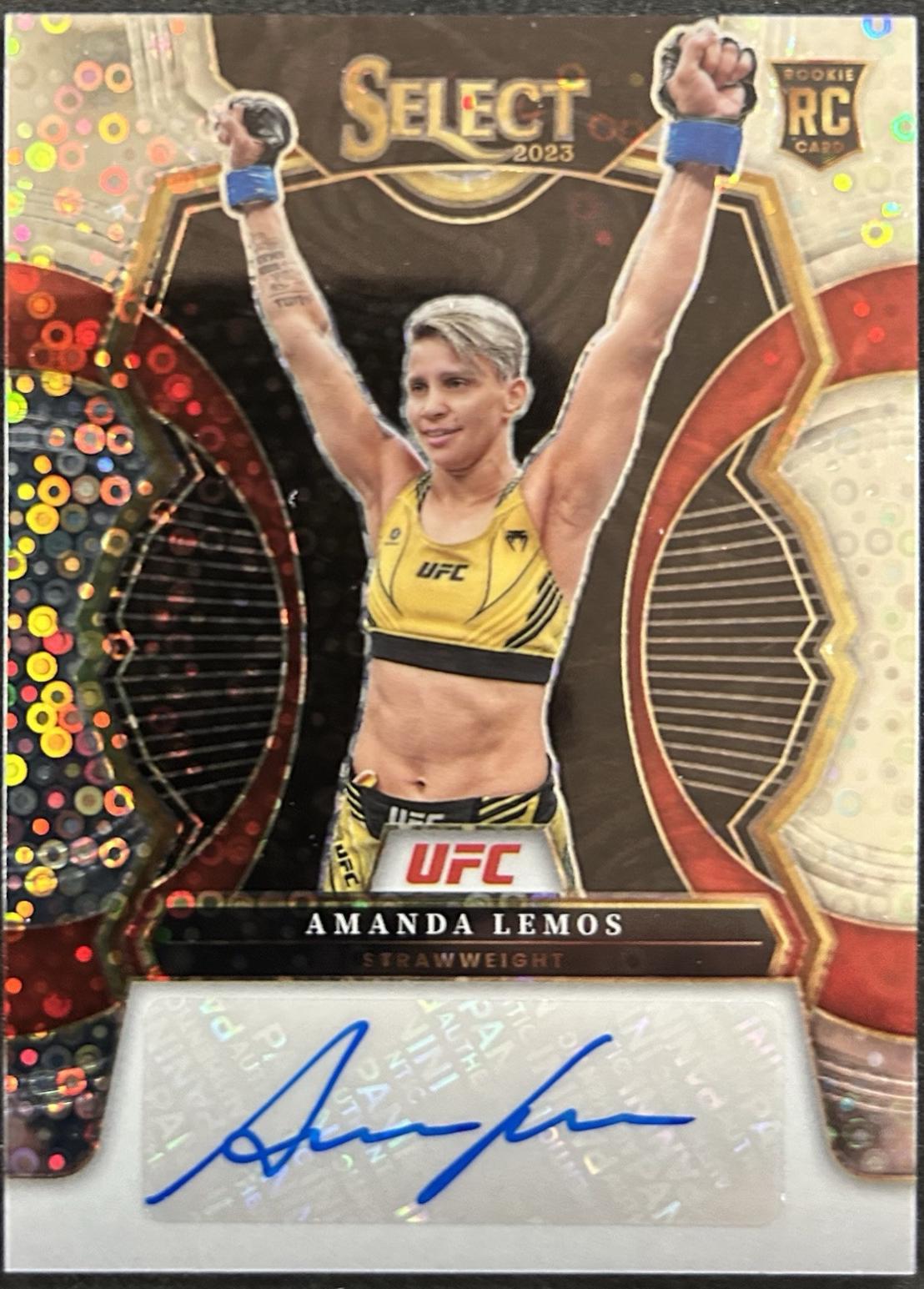 Amanda Lemos 2023 Panini Select UFC Rookie Signatures #6 Disco