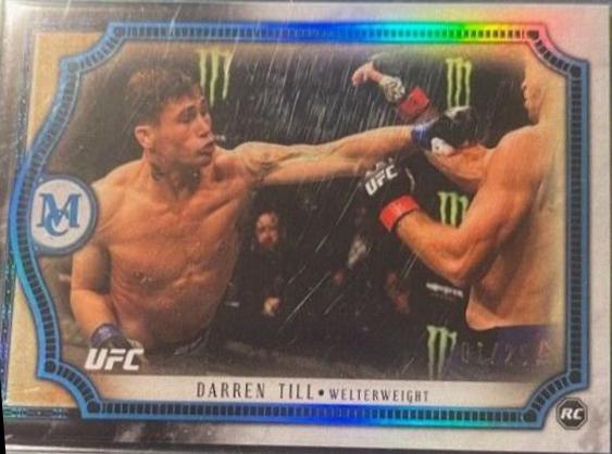 Darren Till 2018 Topps UFC Museum Collection Base #13 Sapphire