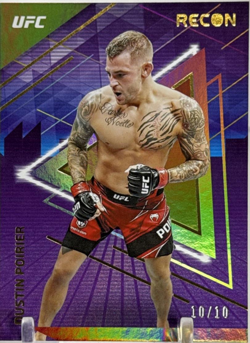 Dustin Poirier 2022 Panini Chronicles UFC Base Recon #223 Gold