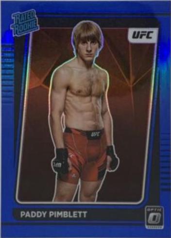 Paddy Pimblett 2022 Panini Donruss Optic UFC Base #103 Blue