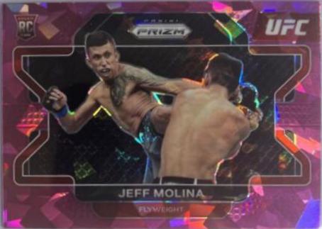 Jeff Molina 2022 Panini Prizm UFC Base #53 Pink Ice