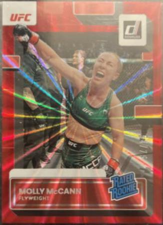 Molly McCann 2023 Panini Donruss UFC Base #202 Red Laser
